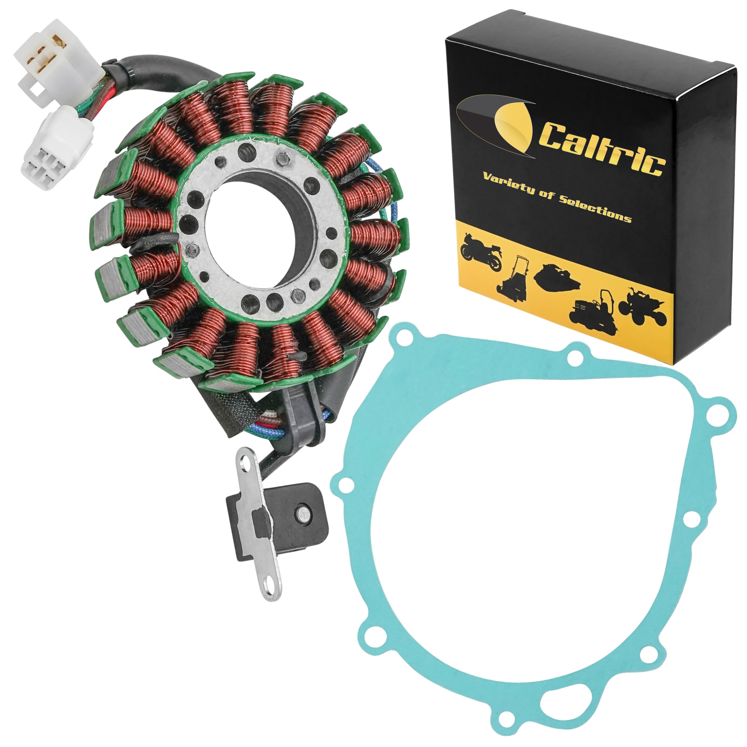 Amazon.com: Caltric Estator y junta compatibles con Kawasaki